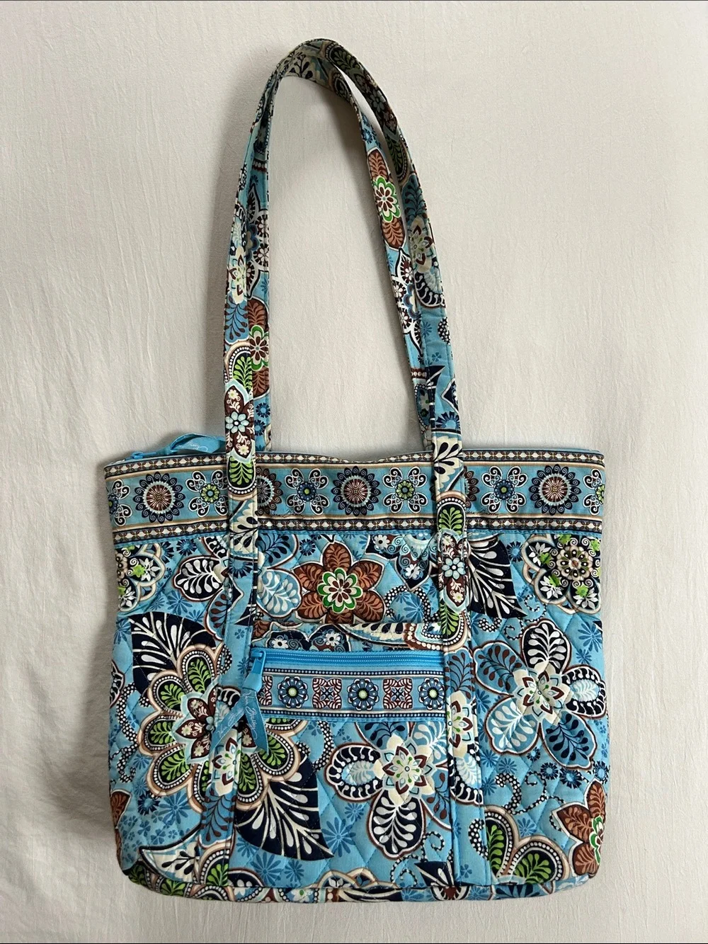 Vera Bradley Quilted Tote. 15” wide x 12” long.